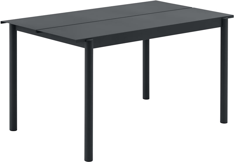 Linear Steel Outdoor Patio Table