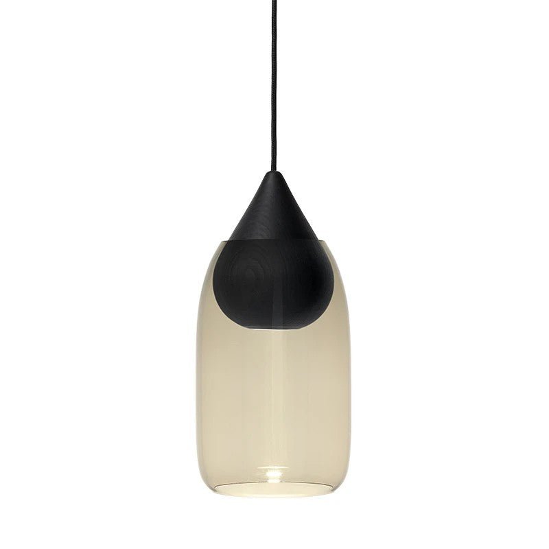 Liuku Glass Pendant - Black Stain Lacquered - Mater - Pendants - Ball - No Shade - HORNE