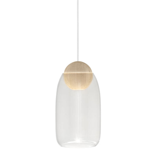 Liuku Glass Pendant - Matt Lacquered - Mater - Pendants - Ball - Transparent - HORNE