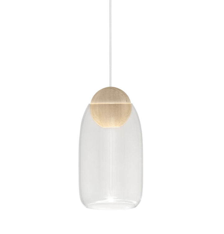 Liuku Glass Pendant - Matt Lacquered - Mater - Pendants - Ball - Transparent - HORNE