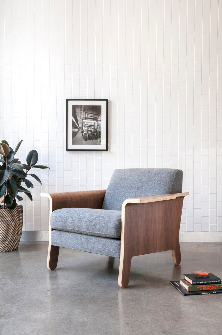 Lodge Chair - Gus* Modern - Chairs - Saddle Brown Leather - HORNE