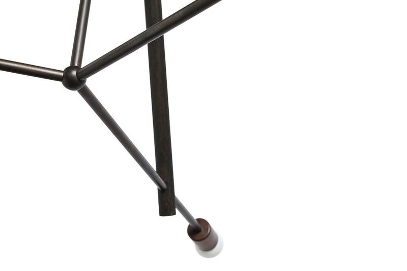 Lodge Chandelier Three - Workstead - Chandeliers - Natural Oak - Hewn Brass - HORNE