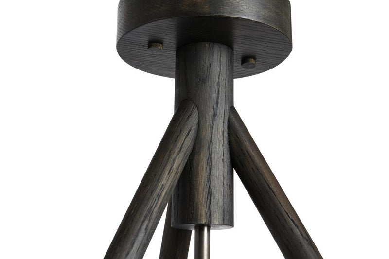 Lodge Chandelier Three - Workstead - Chandeliers - Natural Oak - Hewn Brass - HORNE