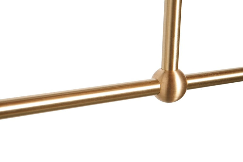 Lodge Chandelier Two - Workstead - Chandeliers - Natural Oak - Hewn Brass - HORNE