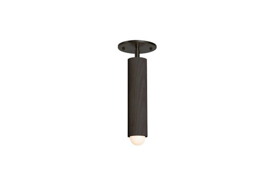 Lodge Flush Mount - Workstead - Ceiling Lights - Natural Oak - Hewn Brass - HORNE
