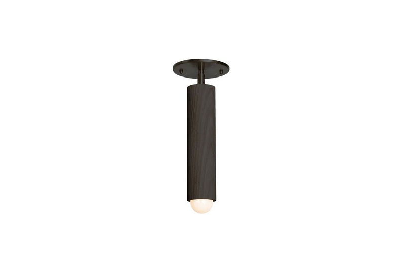 Lodge Flush Mount - Workstead - Ceiling Lights - Natural Oak - Hewn Brass - HORNE