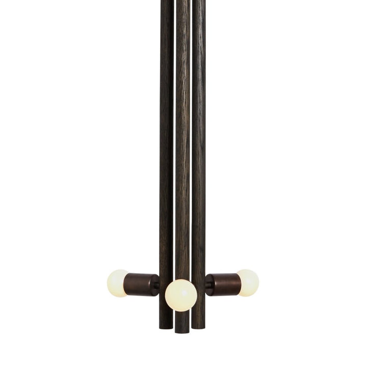 Lodge Pendant - Workstead - Pendants - Natural Oak - Hewn Brass - HORNE