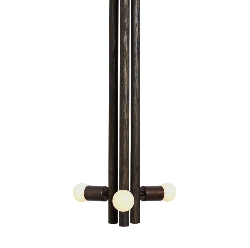 Lodge Pendant - Workstead - Pendants - Natural Oak - Hewn Brass - HORNE