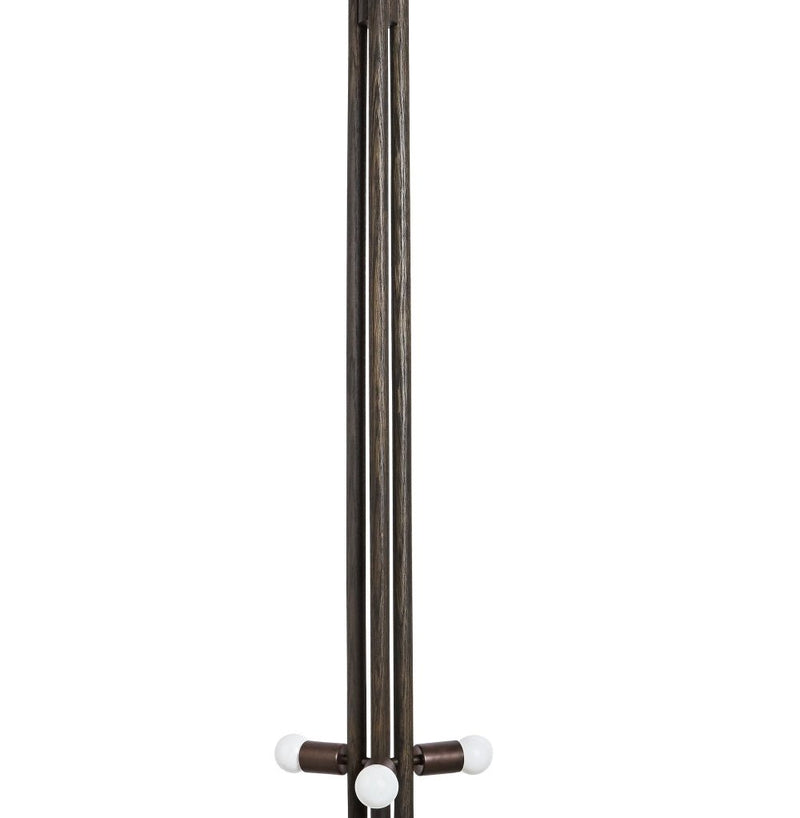 Lodge Pendant - Workstead - Pendants - Natural Oak - Hewn Brass - HORNE