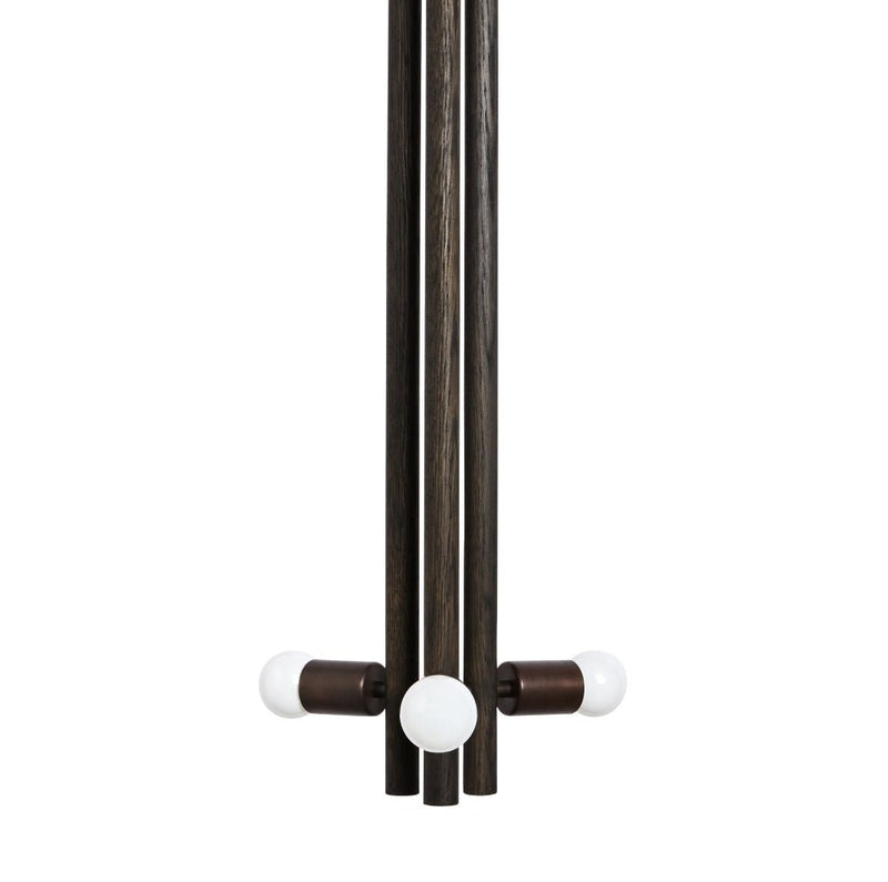 Lodge Pendant - Workstead - Pendants - Natural Oak - Hewn Brass - HORNE