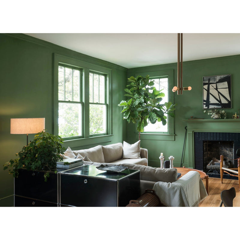 Lodge Pendant - Workstead - Pendants - Natural Oak - Hewn Brass - HORNE