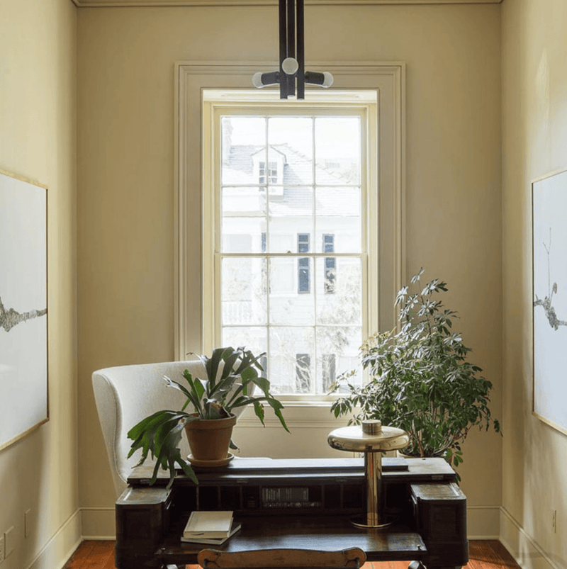 Lodge Pendant - Workstead - Pendants - Natural Oak - Hewn Brass - HORNE