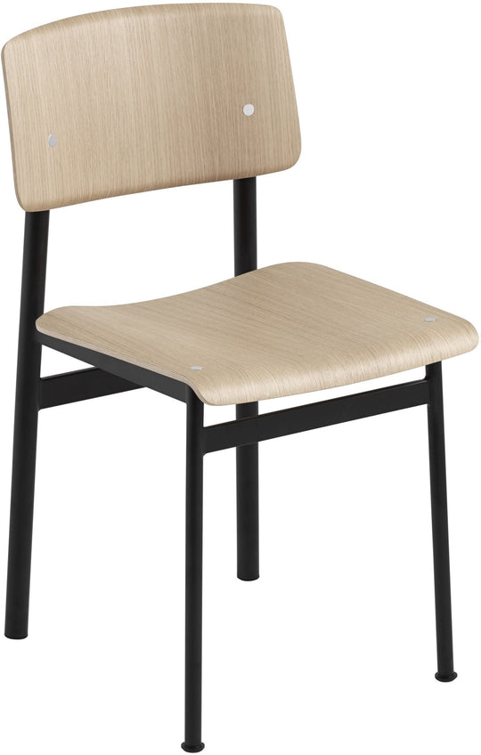 Loft Chair - Muuto - Chairs - Black Frame & Oak Seat - HORNE
