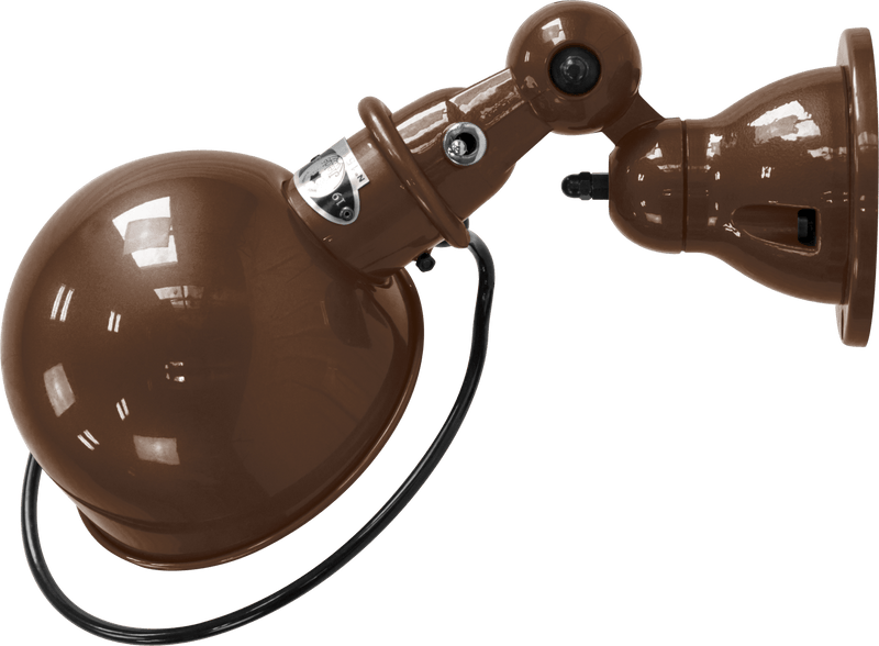 Loft Wall Sconce - D1000X - Glossy Finish - Jielde - Wall Sconces - No Switch - Fuschia - RAL4008 - HORNE