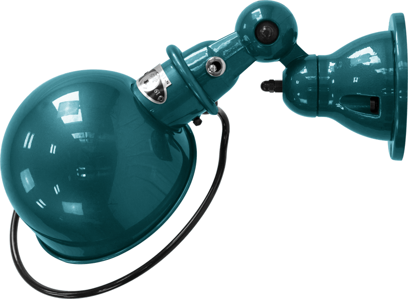 Loft Wall Sconce - D1000X - Glossy Finish - Jielde - Wall Sconces - No Switch - Fuschia - RAL4008 - HORNE