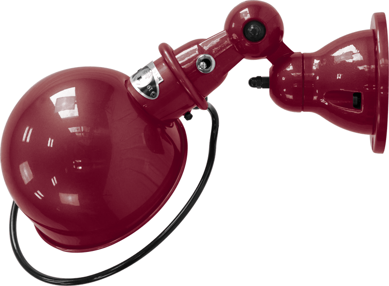 Loft Wall Sconce - D1000X - Glossy Finish - Jielde - Wall Sconces - No Switch - Fuschia - RAL4008 - HORNE