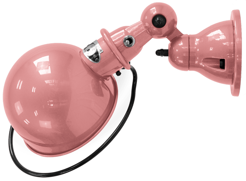 Loft Wall Sconce - D1000X - Glossy Finish - Jielde - Wall Sconces - No Switch - Fuschia - RAL4008 - HORNE