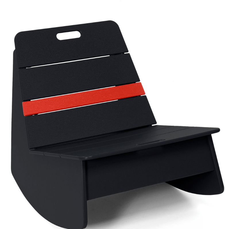 Loll Racer Rocker Chair - Loll Designs - Outdoor Furniture - Black - HORNE