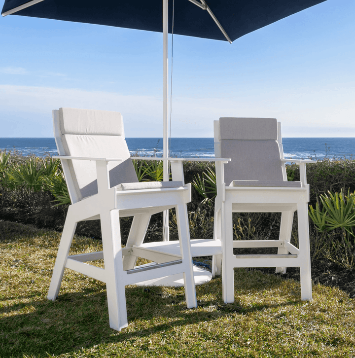 Lollygagger Hi - Rise Chair - Loll Designs - Outdoor Furniture - Charcoal Grey - HORNE