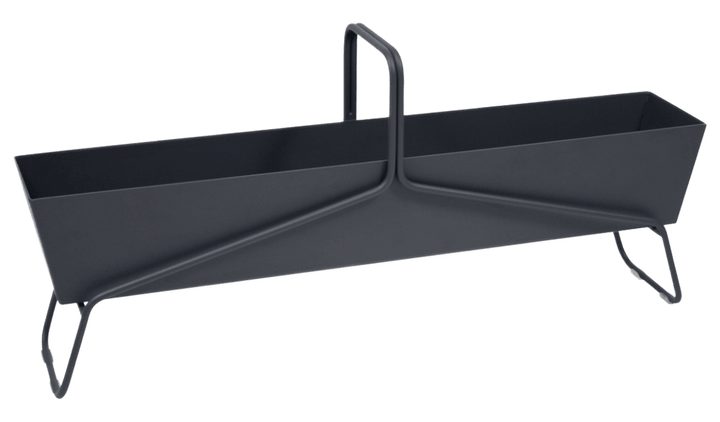 Long Basket Planter - Fermob - Outdoor Furniture - Anthracite - HORNE