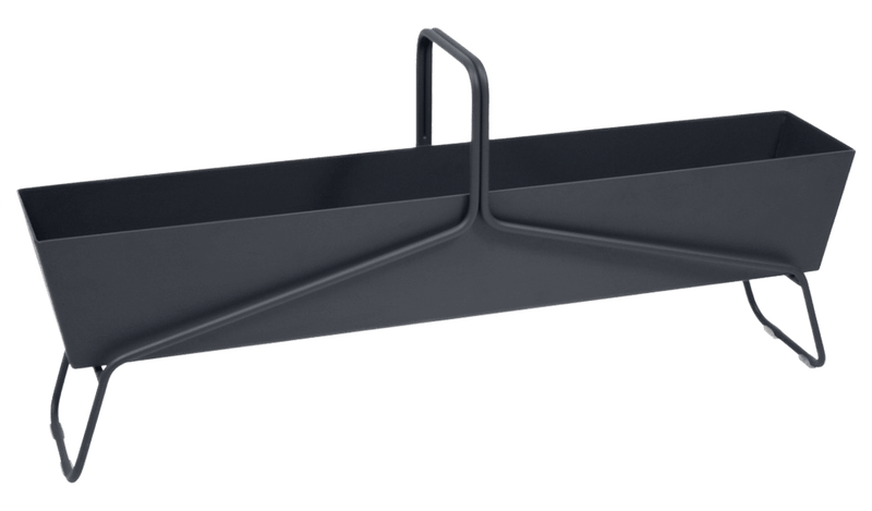 Long Basket Planter - Fermob - Outdoor Furniture - Acapulco Blue - HORNE