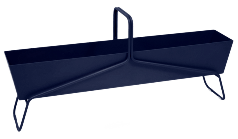 Long Basket Planter - Fermob - Outdoor Furniture - Acapulco Blue - HORNE