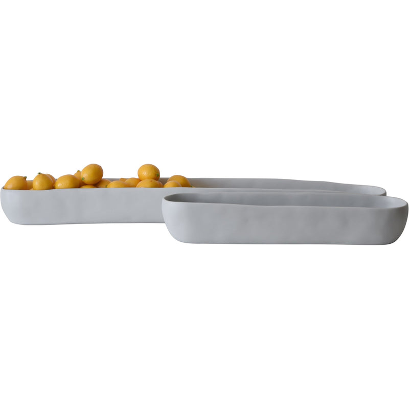 Cuadrado Long Centerpiece Bowl - Tina Frey - Serveware - White - HORNE