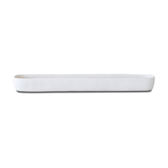 Cuadrado Long Centerpiece Bowl - Tina Frey - Serveware - White - HORNE