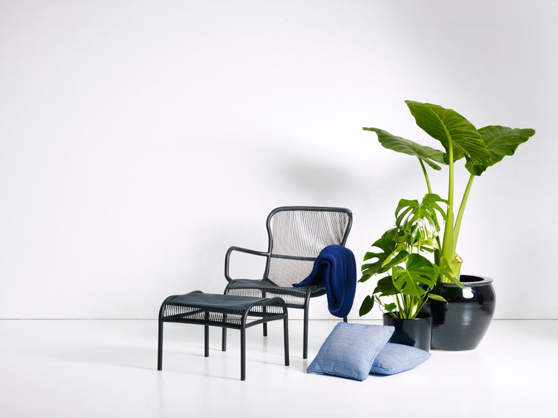 Loop Footrest - Vincent Sheppard - Outdoor Furniture - Black - HORNE