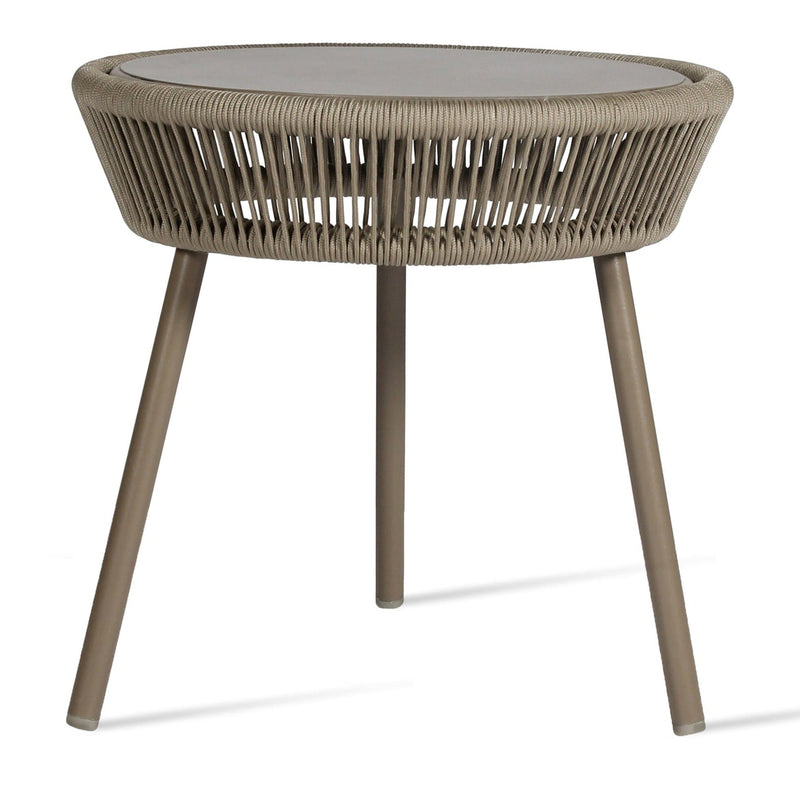 Loop Side Table - Vincent Sheppard - Outdoor Furniture - Taupe - HORNE