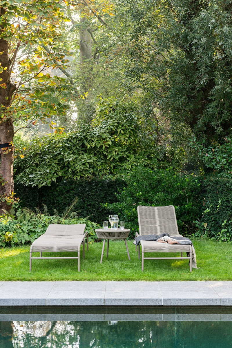 Loop Sunlounger - Vincent Sheppard - Outdoor Furniture - Black - HORNE