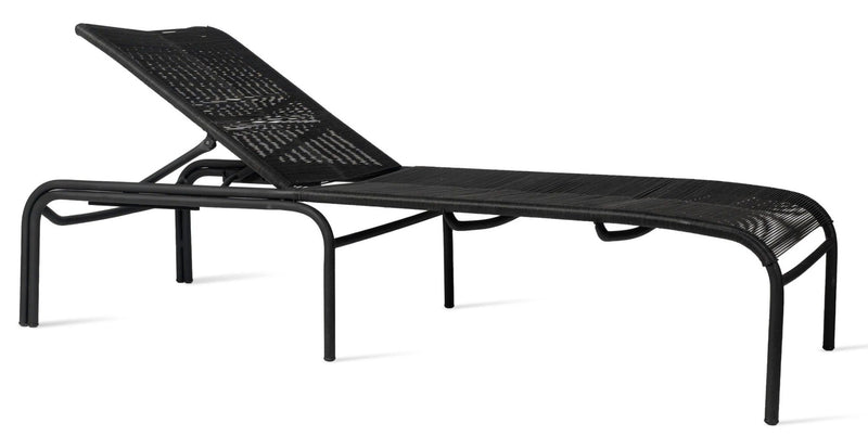 Loop Sunlounger - Vincent Sheppard - Outdoor Furniture - Black - HORNE