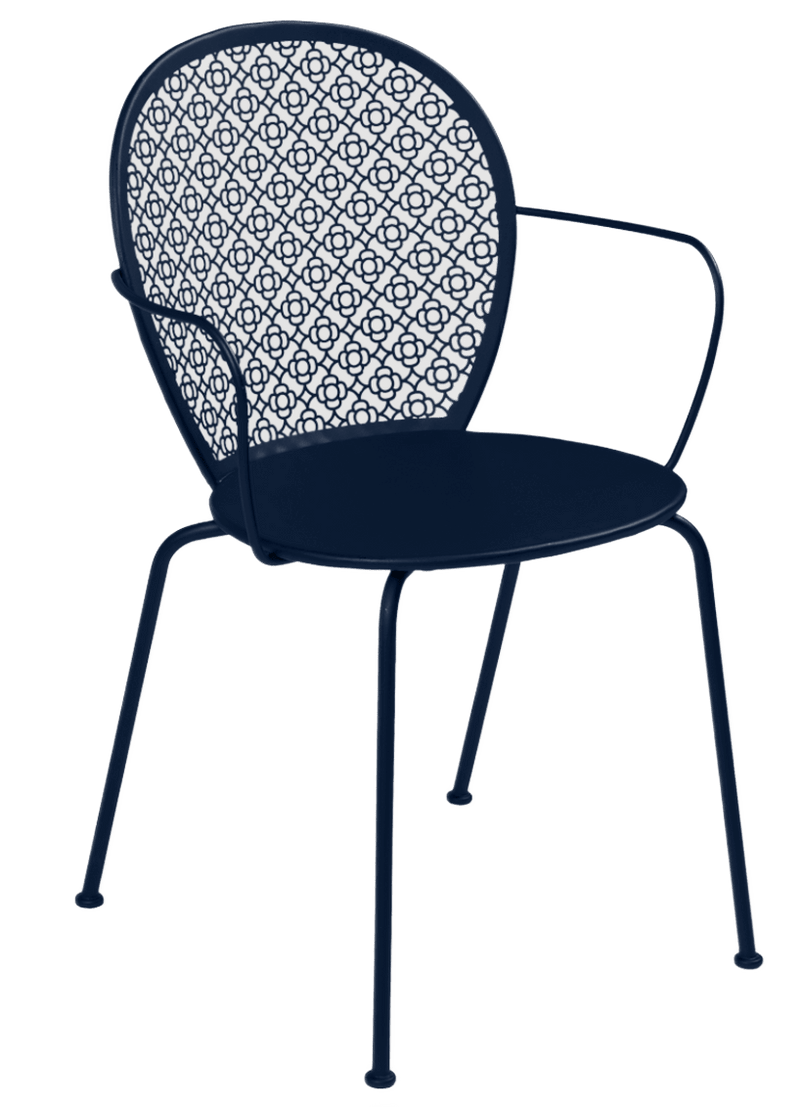 Lorette Armchair - Set of 2 - Fermob - Outdoor Furniture - Liquorice - HORNE