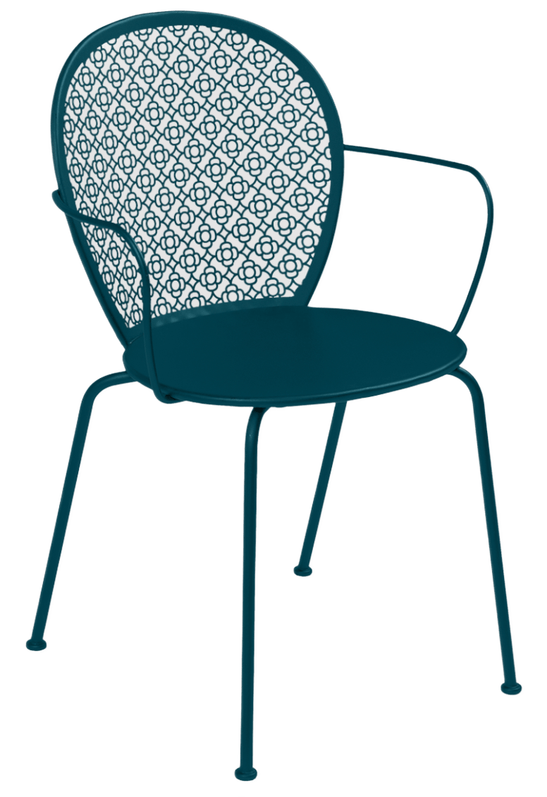 Lorette Armchair - Set of 2 - Fermob - Outdoor Furniture - Liquorice - HORNE