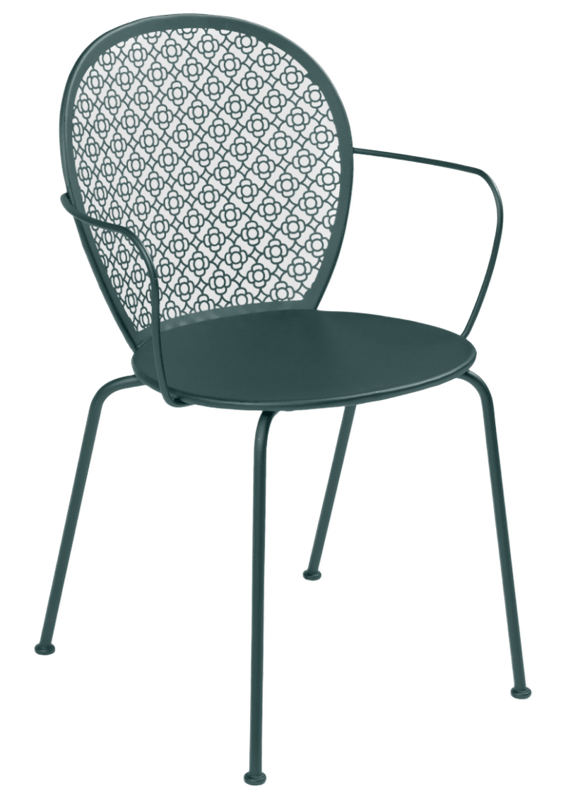 Lorette Armchair - Set of 2 - Fermob - Outdoor Furniture - Liquorice - HORNE