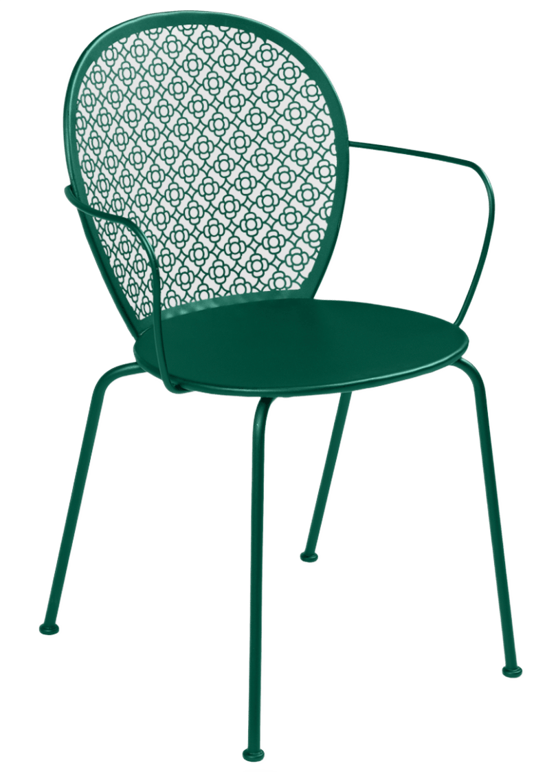 Lorette Armchair - Set of 2 - Fermob - Outdoor Furniture - Liquorice - HORNE