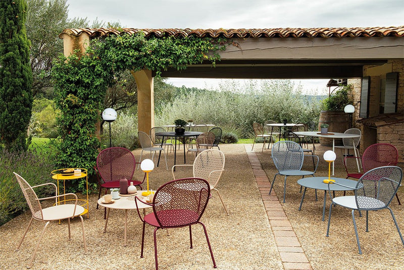 Lorette Low Table - Fermob - Outdoor Furniture - Lapilli Grey - HORNE