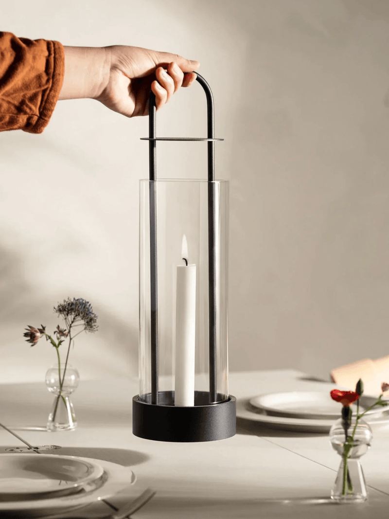 Lotus Lantern - Design House Stockholm - Candle Holders - White - HORNE