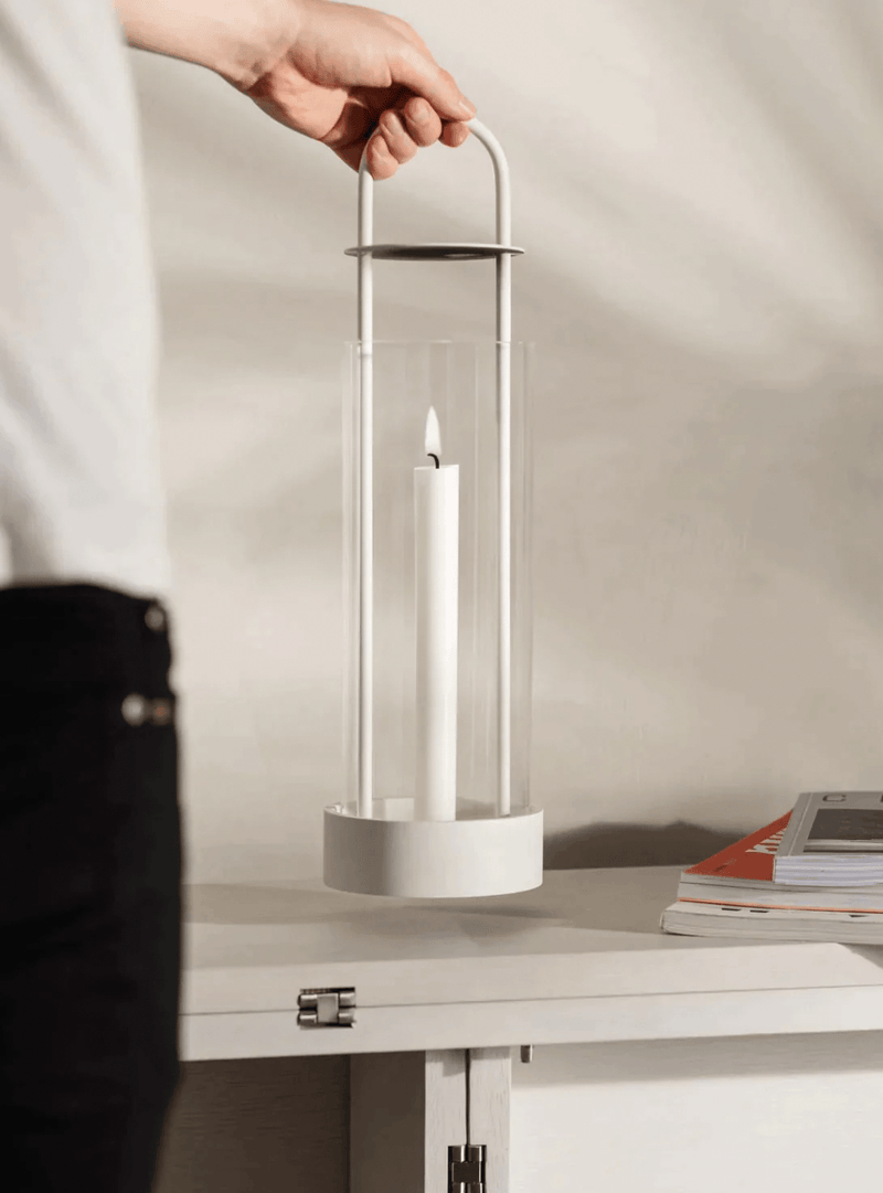 Lotus Lantern - Design House Stockholm - Candle Holders - White - HORNE