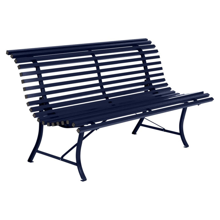 Louisiane 60" Bench - Fermob - Outdoor Furniture - Deep Blue - HORNE