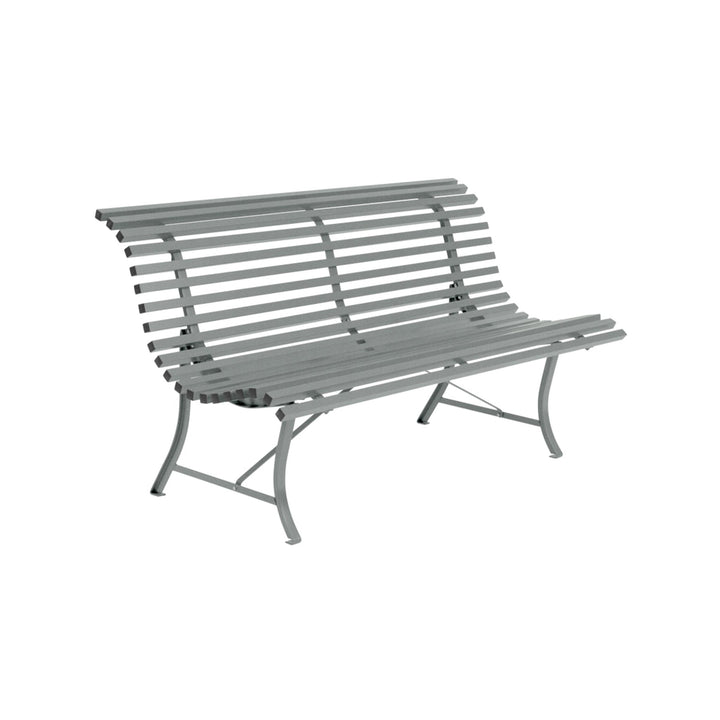 Louisiane 60" Bench - Fermob - Outdoor Furniture - Lapilli Grey - HORNE