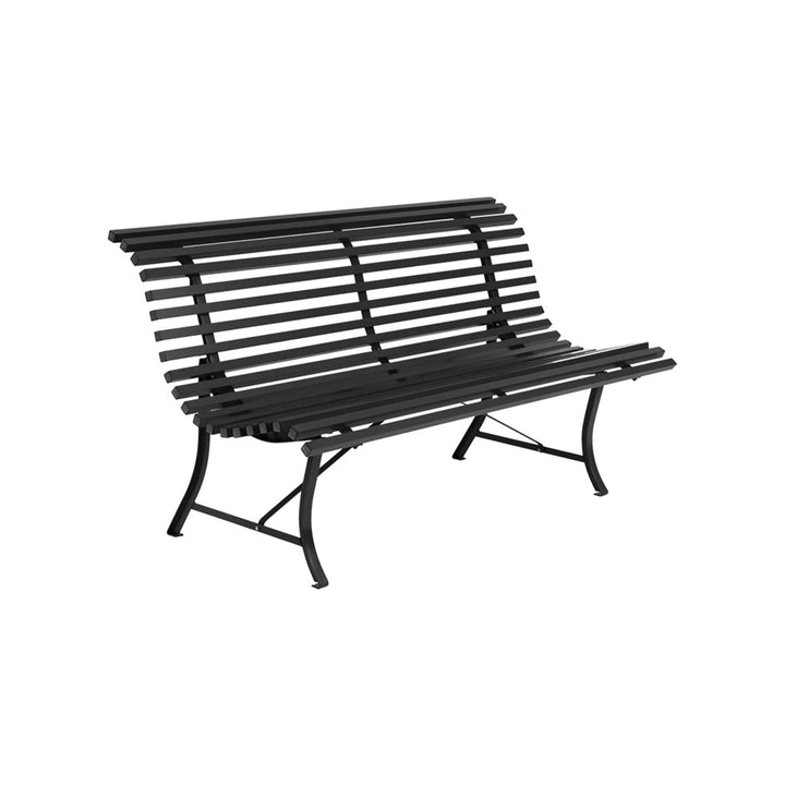 Louisiane 60" Bench - Fermob - Outdoor Furniture - Liquorice - HORNE