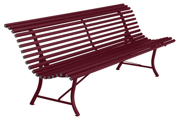 Louisiane 79" Bench - Fermob - Outdoor Furniture - Black Cherry - HORNE