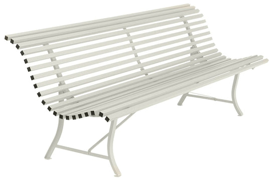 Louisiane 79" Bench - Fermob - Outdoor Furniture - Clay Grey - HORNE