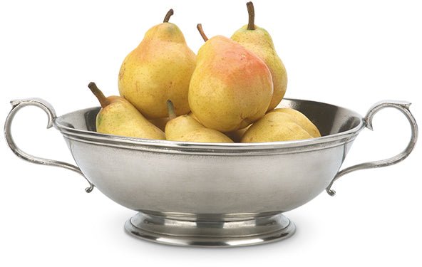 Low Footed Bowl With Handles