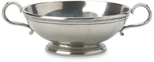 Low Footed Bowl With Handles