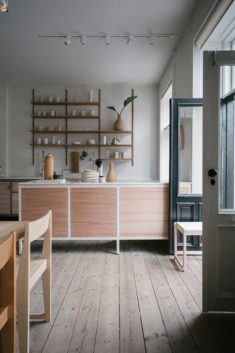 Low Stool 01 - Frama - Stools + Benches + Ottomans - Dark Wood - HORNE