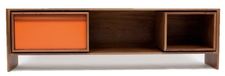 Low Unit - Artless - Sideboards + Cabinets - Medium - Orange Lacquer - HORNE