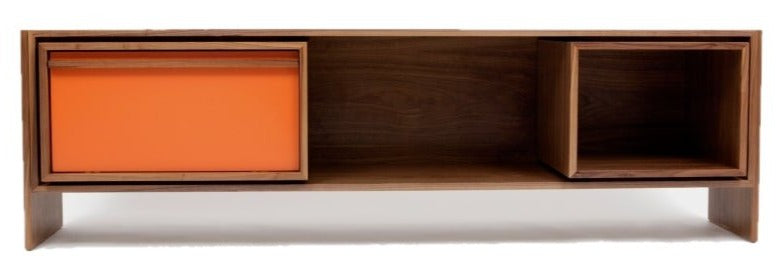 Low Unit - Artless - Sideboards + Cabinets - Medium - Orange Lacquer - HORNE