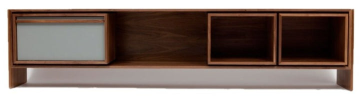 Low Unit - Artless - Sideboards + Cabinets - Large - Battleship Grey Lacquer - HORNE